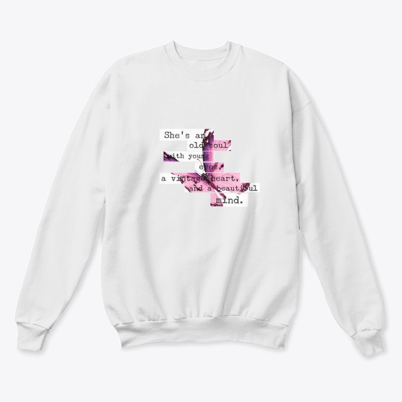 Vintage heart Butterfly sweatshirt 