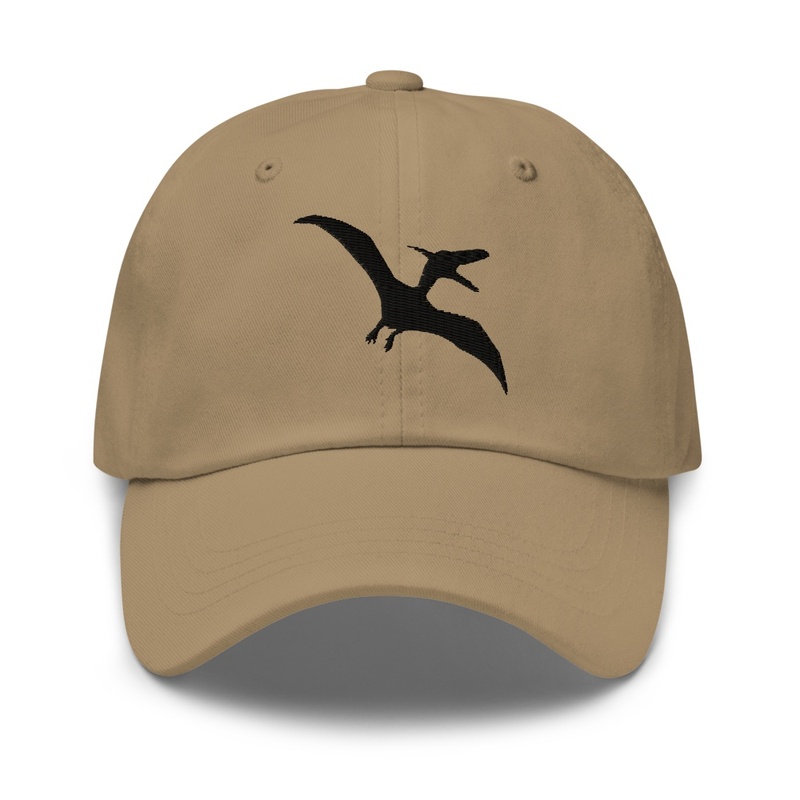 Embroidered Pterodactyl Dinosaur Dad Hat
