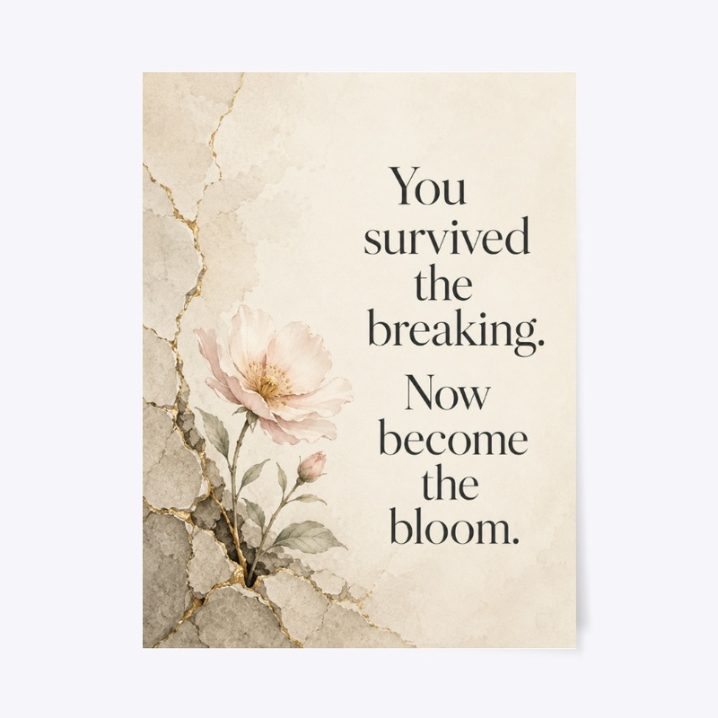 Bloom After Breaking Wall Art