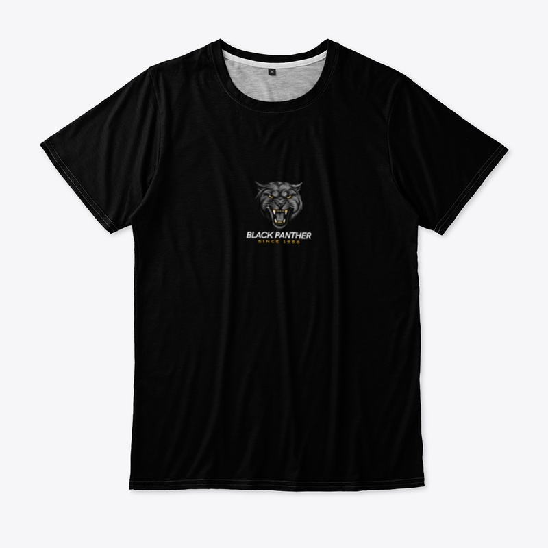 Black t-shirt front me black panther 👌