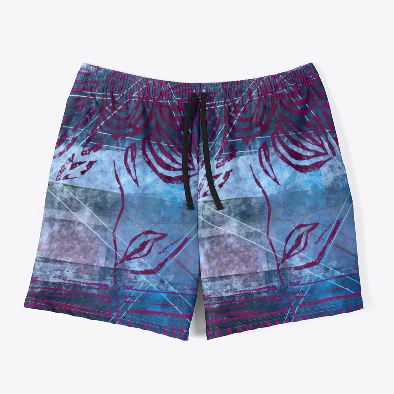 handmade paper print IV (swim trunks)