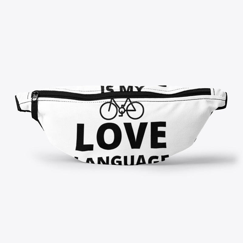 Cycling is my love language funny bicycl