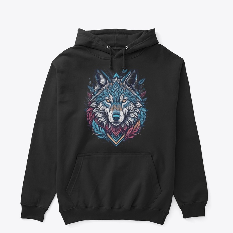 Majestic Guardian: The Radiant Wolf 