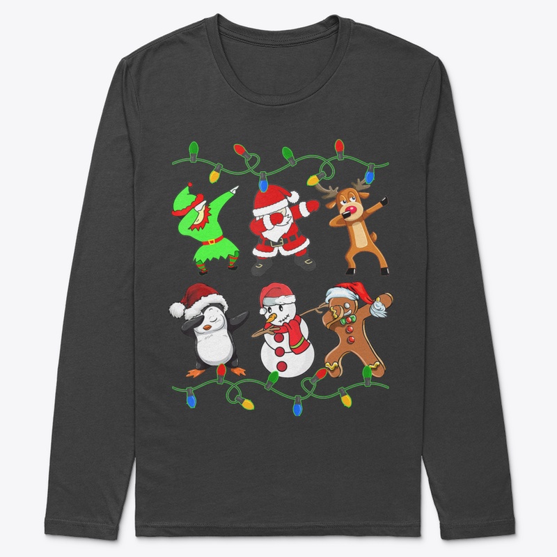 CHRISTMAS DABBING SANTA, ELF, SNOWMAN AN