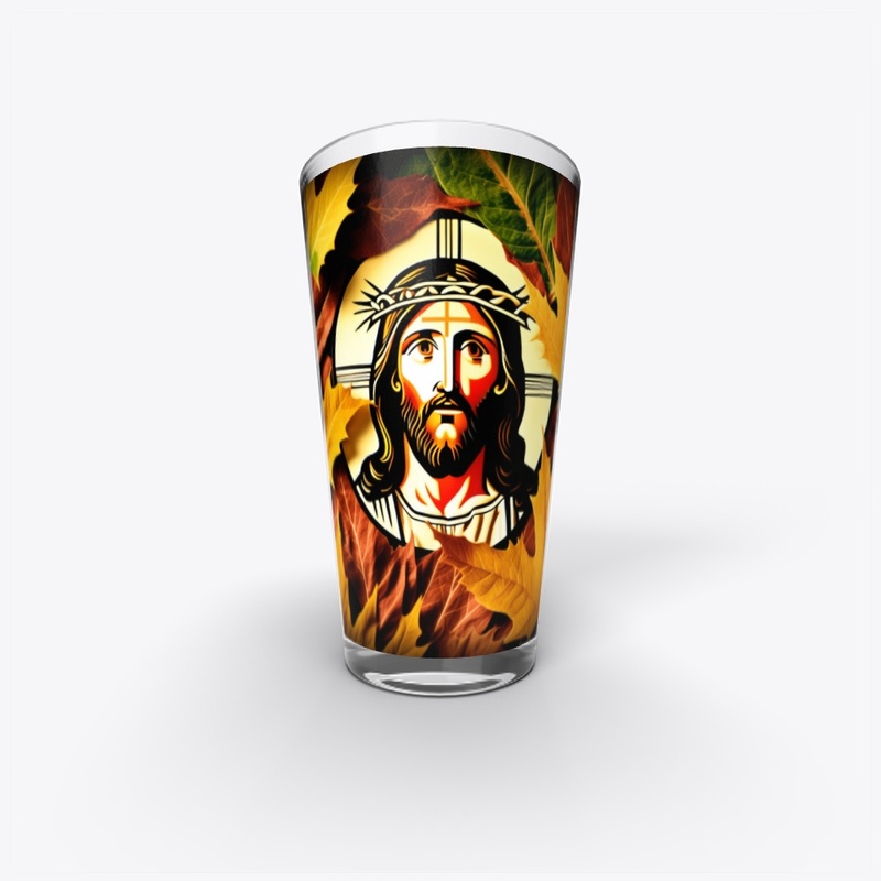 Jesus on the Leaf graphic shirt
