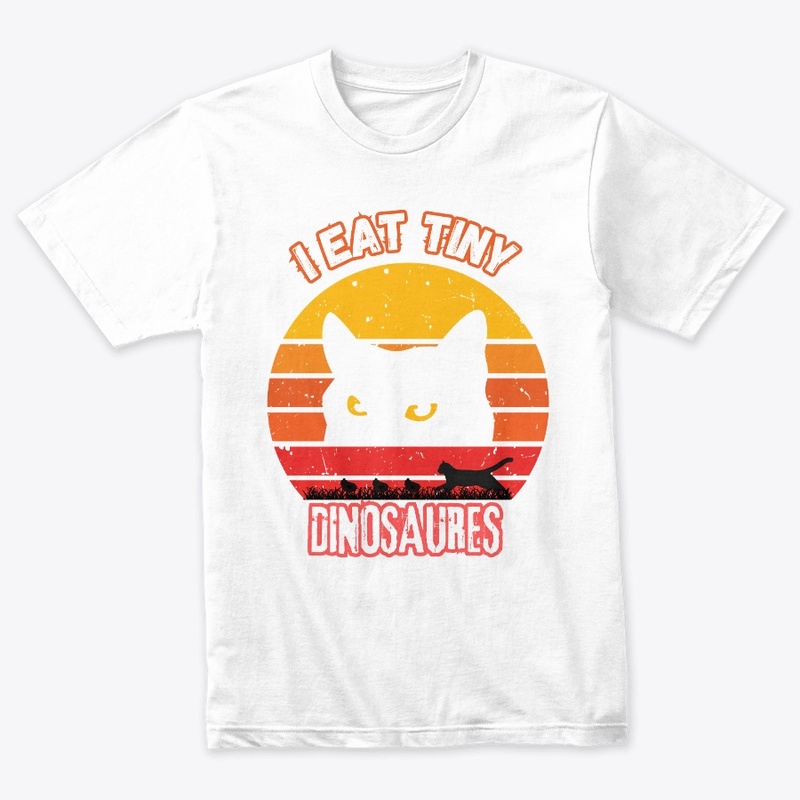 i eat tiny dinosaurs cat lovers tshirt