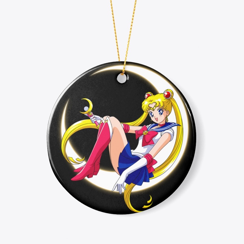 A Girl sit on Moon Bracelet