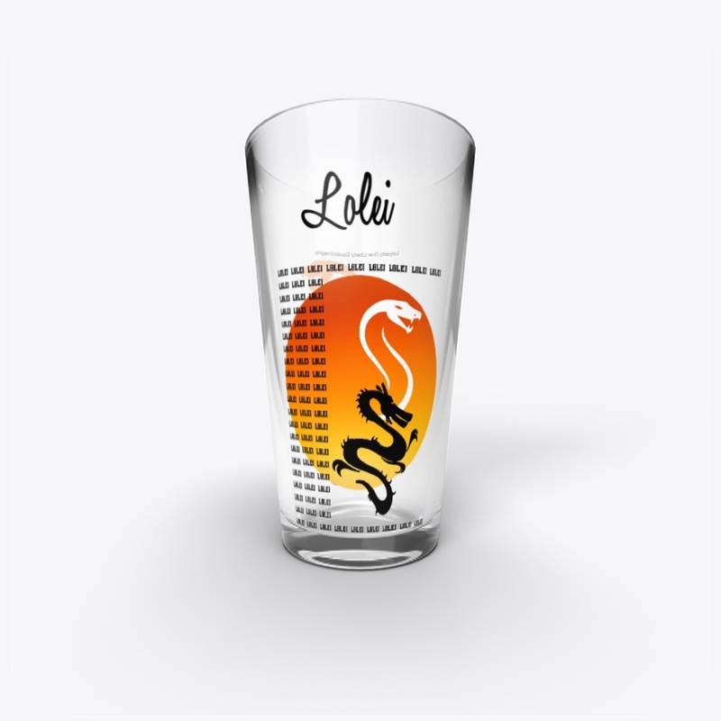 Unisex All-Over-Print Tee & Pint Glass