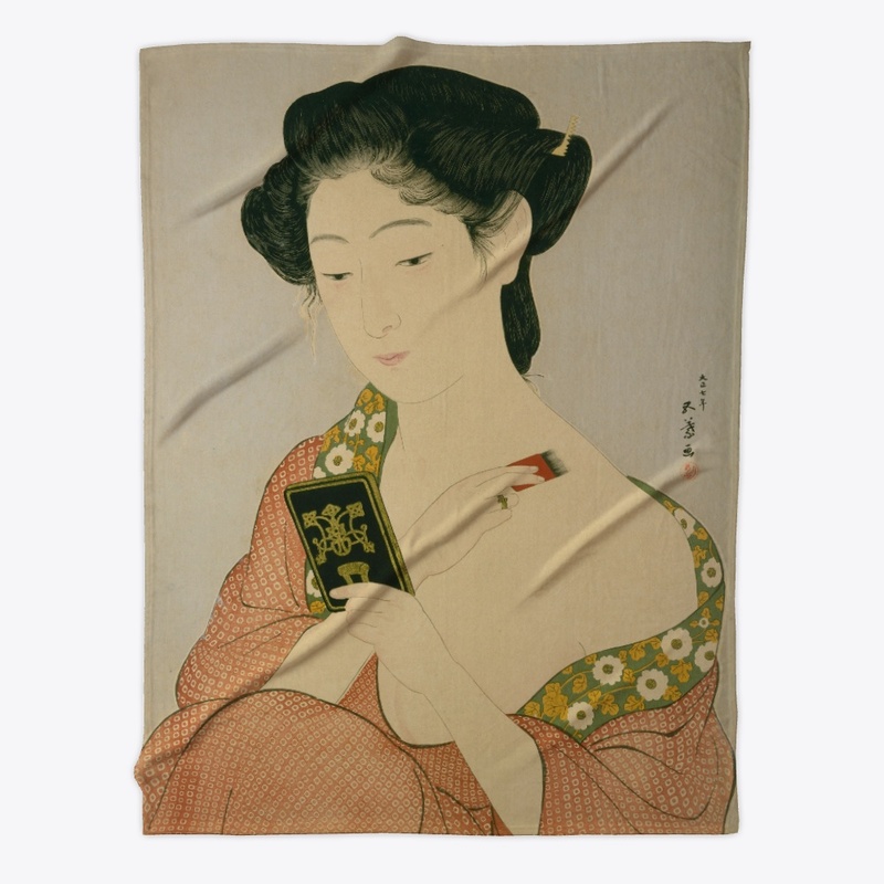 Ukiyoe by Goyo Hashiguchi "Makeup"