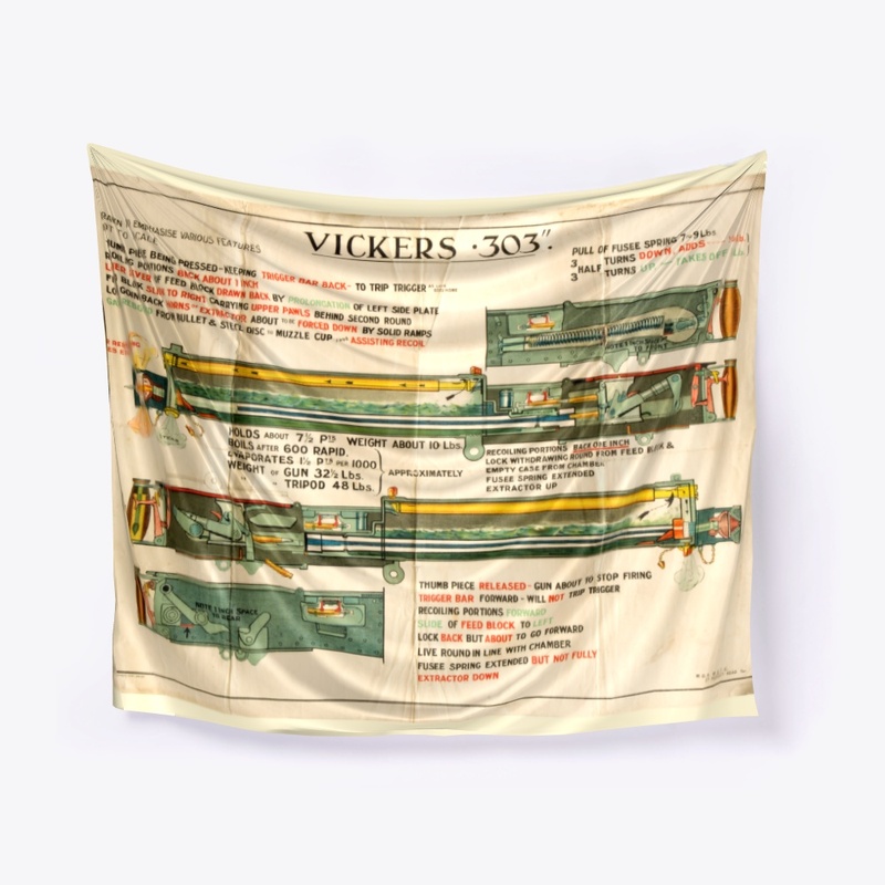 Vickers MG Poster - 1918 Vickers303