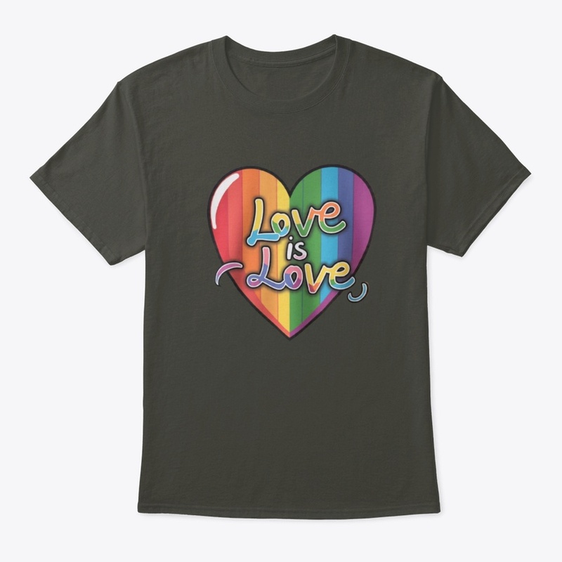 Love is Love rainbow pride tee
