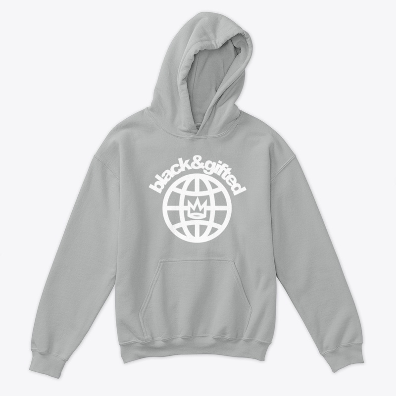 Black&Gifted Primary Logo White