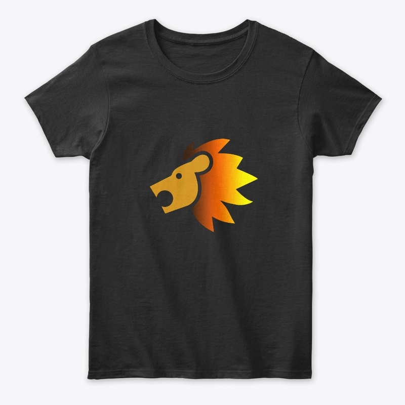 Lion T-shirt for fearless people.