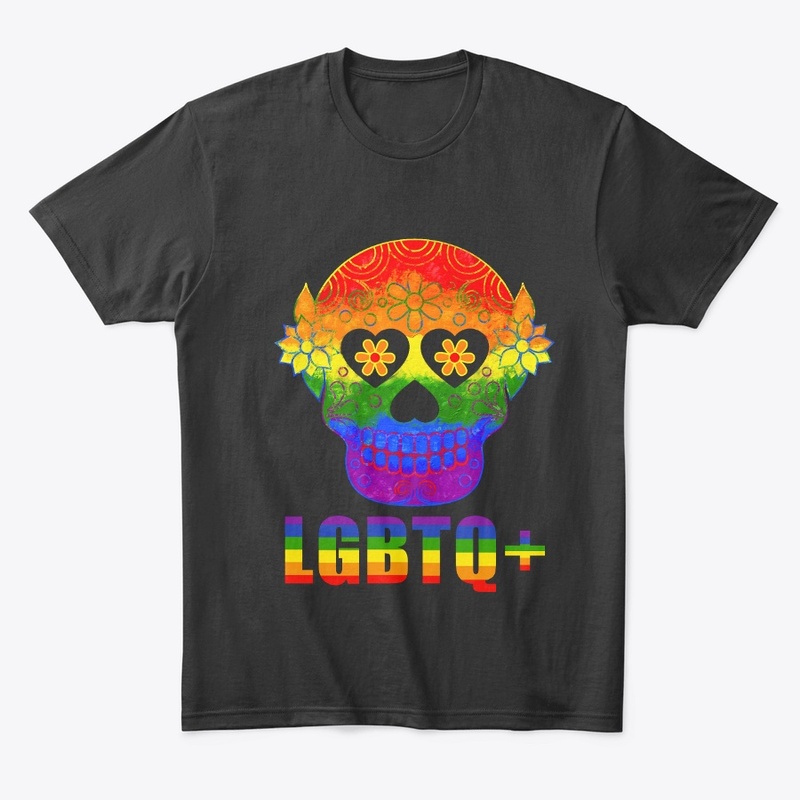 Pride LGBTQ+ Skull T shirts