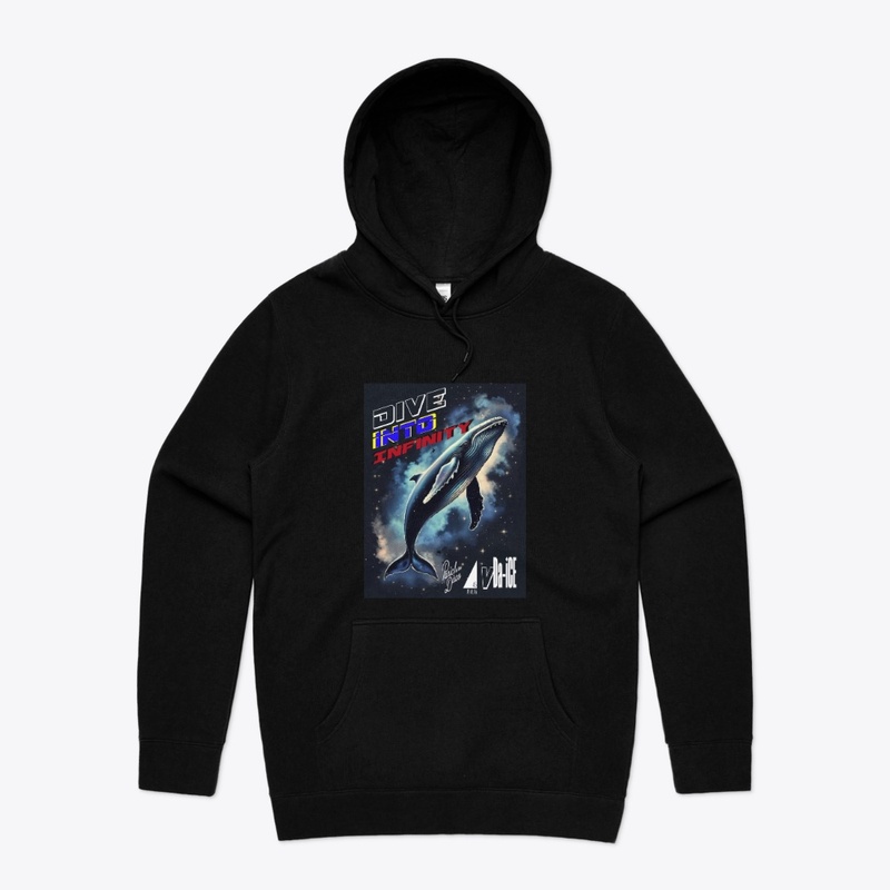 Dive into infinity Whale Unisex Hodie