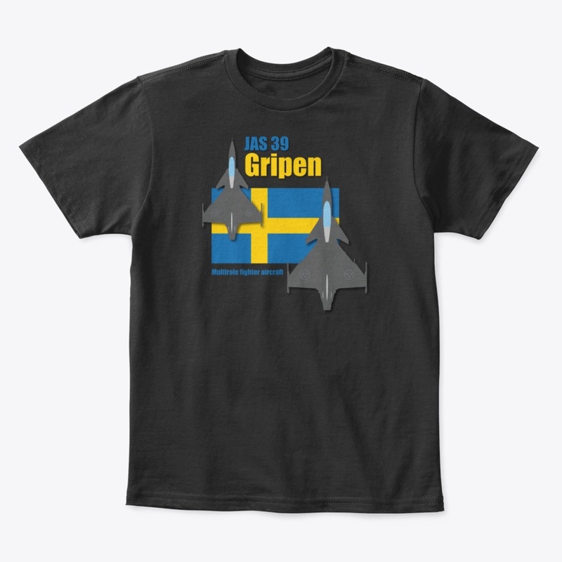 JAS 39 GRIPEN - Over Swedish Flag
