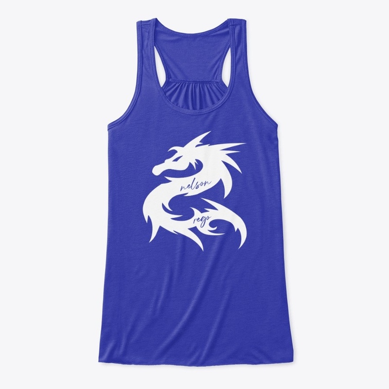 002W NELSON DRAGON LOGO - WHITE
