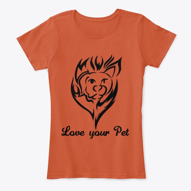 Female T-Shirt "Love your Pet"