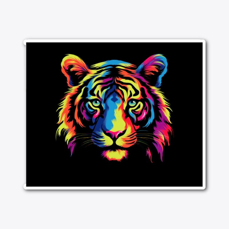 Wild Majesty: Tiger Black T-Shirt