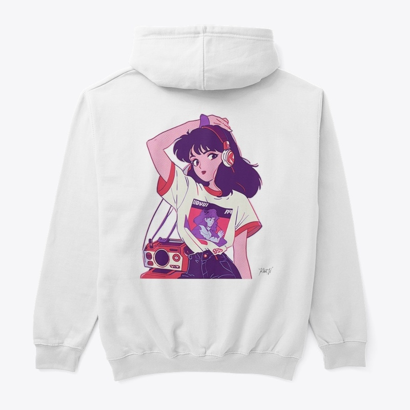 Retro anime girl