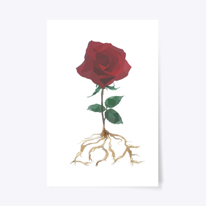 Blossoming Red Rose 
