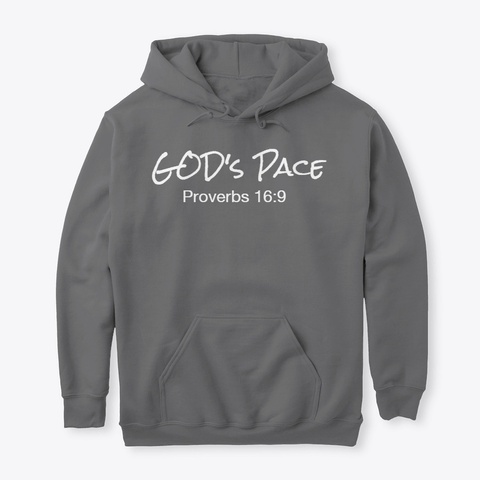 God's Pace Dark Heather T-Shirt Front