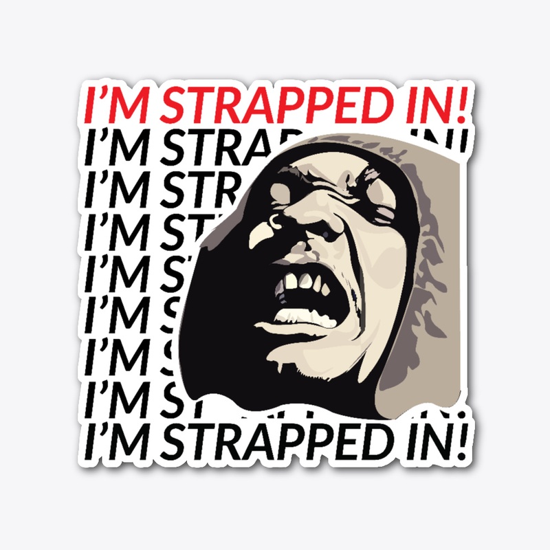 Nu Jerzey "Strapped In" Sticker