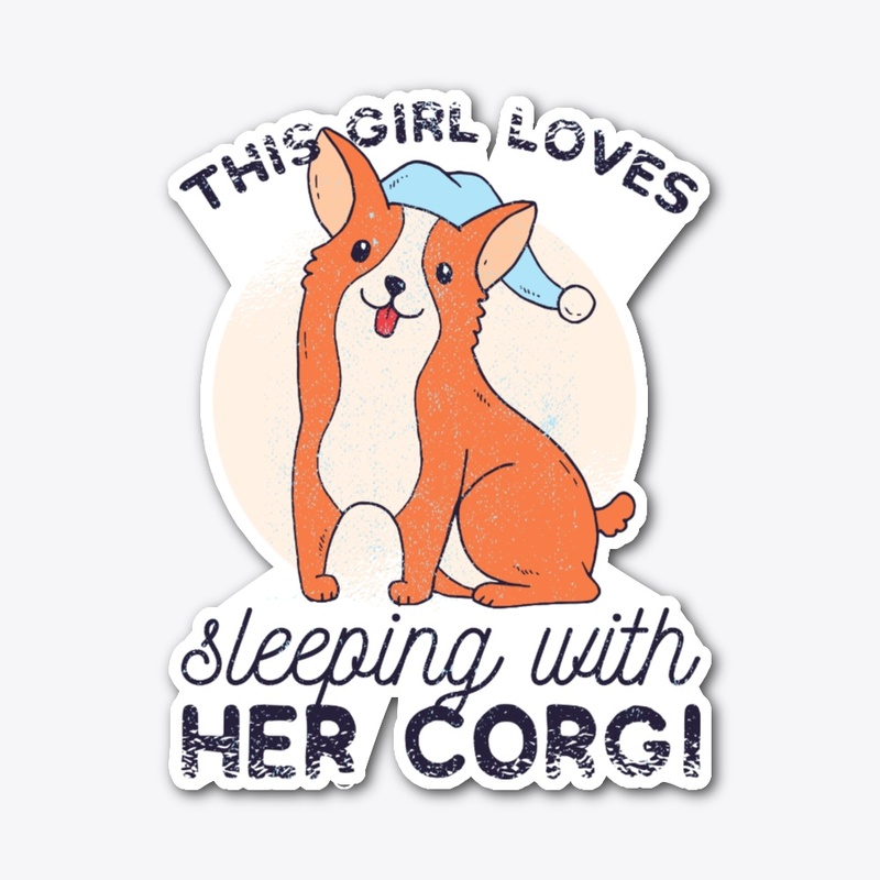 This Girl Loves Sleeping With Her Corgi