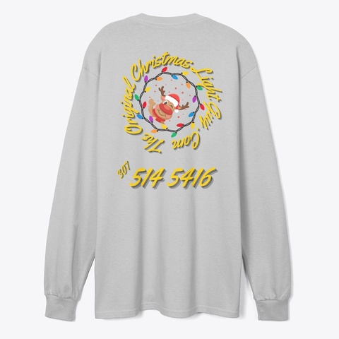 Toclg Classic Long Sleeve Tee Sport Grey T-Shirt Back