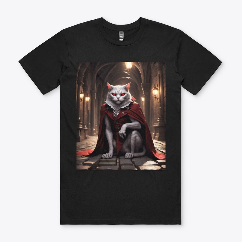 Vampire Cat in the Shadows
