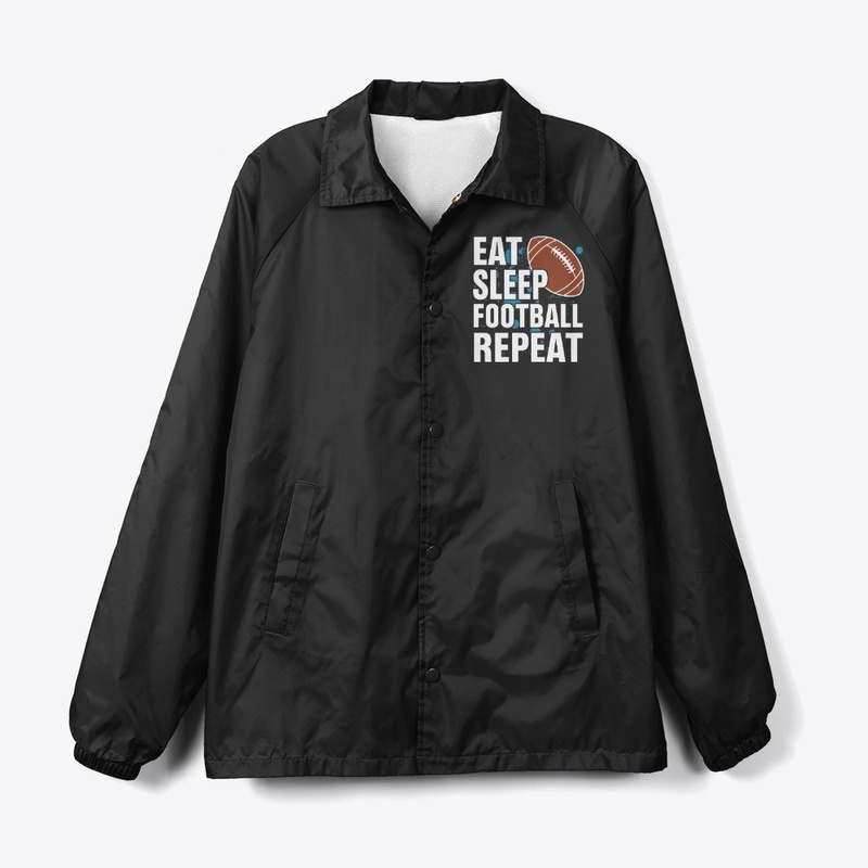 "Eat, Sleep, Football Repeat T-Shirt