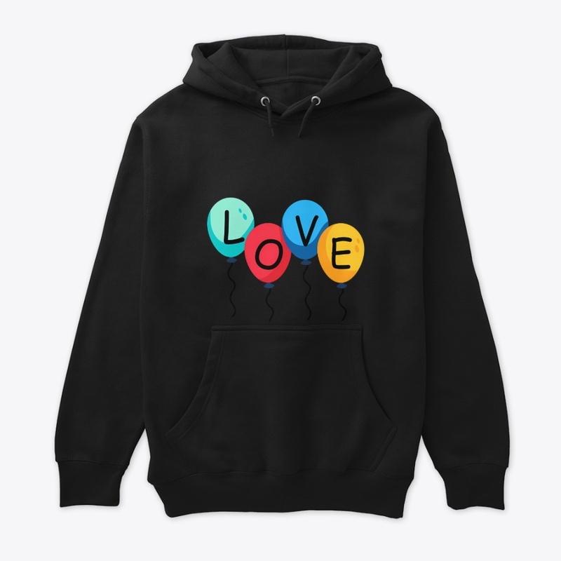"LOVE" Balloons – A Burst of Color 