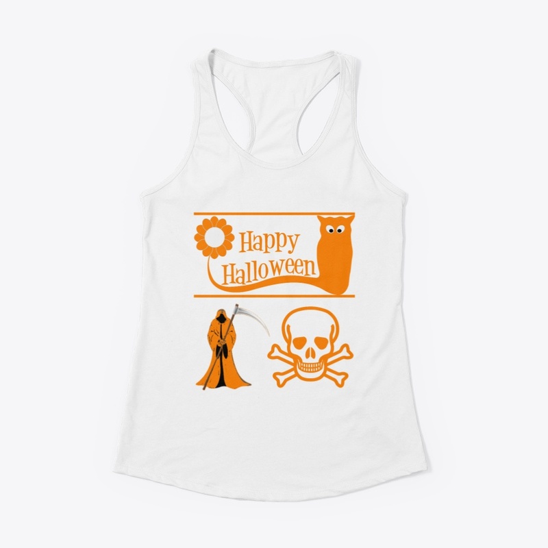 Happy Halloween - diable et crâne