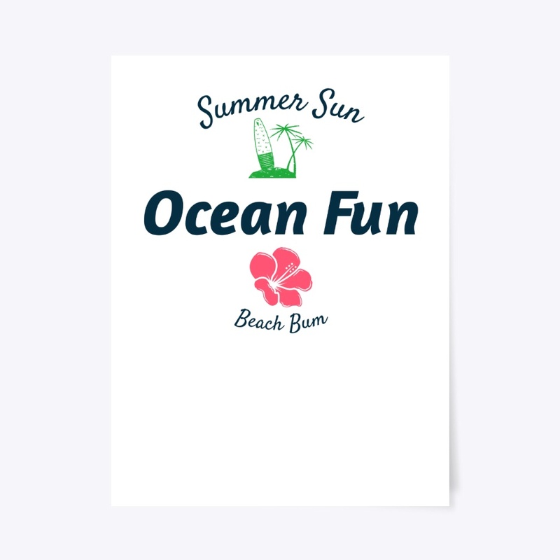 Summer Sun, Ocean Fun, Beach Bum(3)