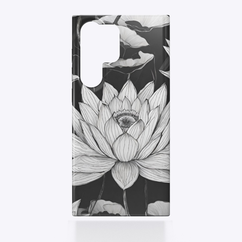 Inked Serenity: Lotus Flower