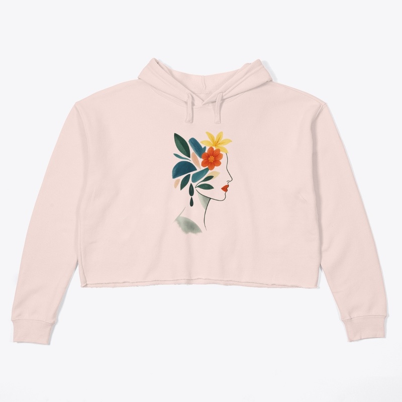 Blooming Silhouette – Art Collage