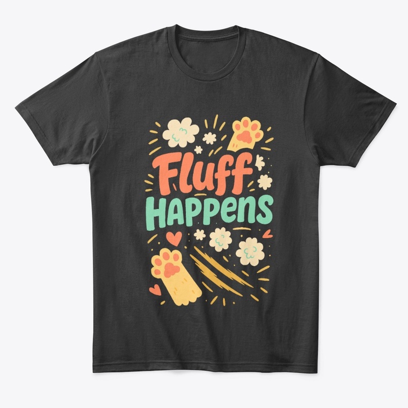 Fluff Happens – Maine Coon Cat Quote 