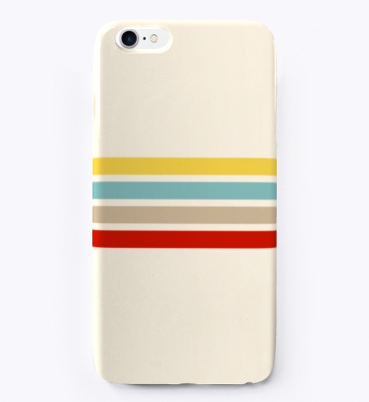 Sanosuke Abstract Colorful Retro Stripes