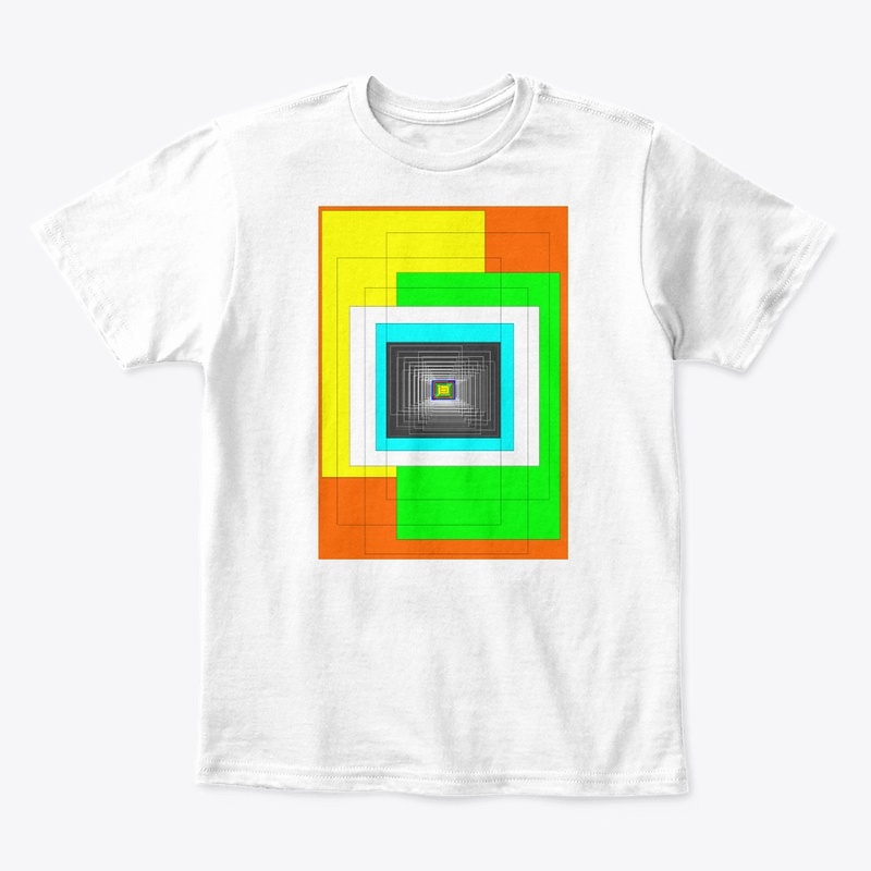 2D Digital Art Check T-Shirt