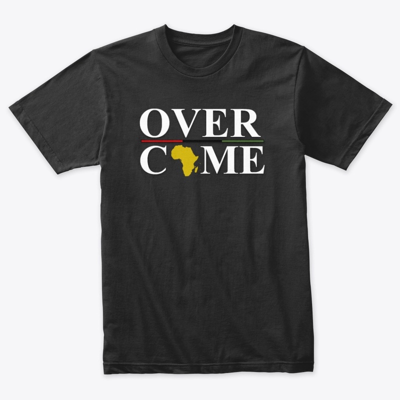 Overcome Tee (Unisex, Black)
