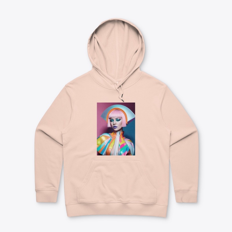 Printed hoodie for women 