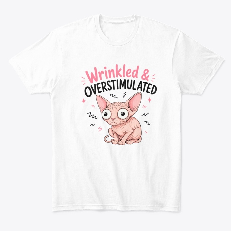 Wrinkled And Overstimulated Sphynx