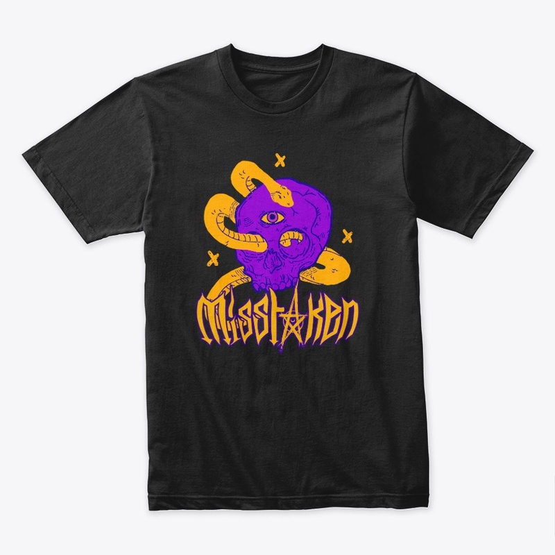 Misstaken Purple/Orange Snake & Skull