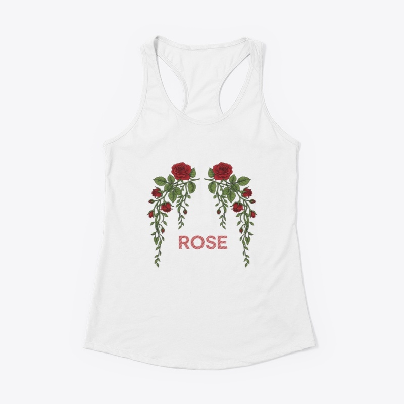 Elegant Rose Wreath Tee