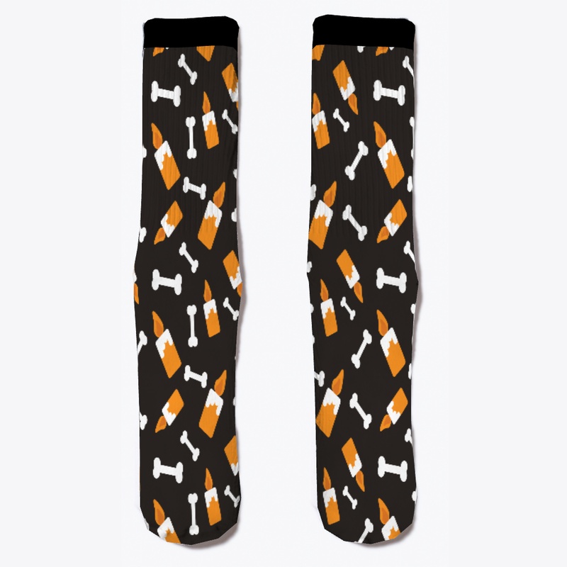 Halloween pattern socks