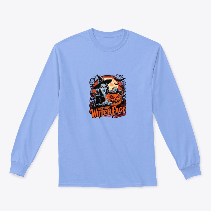 "Resting Witch Face" Halloween T-shirt 