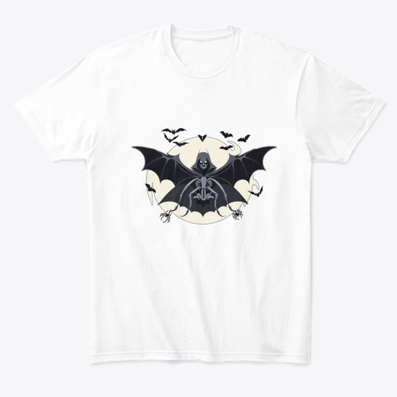 Flying Grim Reaper Skeleton Bat