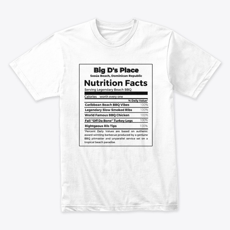 Big D's Place Nutrition Facts