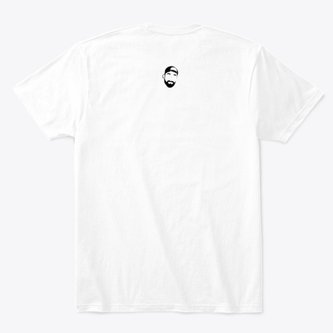 Your Dad Is My Cardio White T-Shirt Back