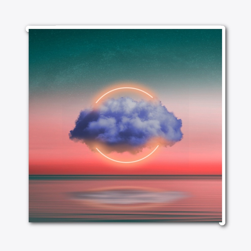 Evening glow of neon lights